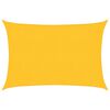 vidaXL Żagiel przeciwsłoneczny, 160 g/m&sup2;, ż&oacute;łty, 2x2,5 m, HDPE