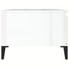 vidaXL Stolik kawowy, biały o wysokim połysku, 90x50x36,5 cm