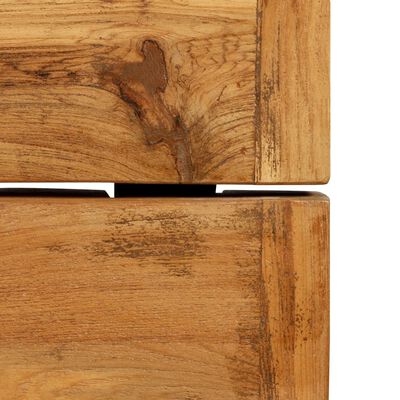 vidaXL Stolik barowy, lite drewno tekowe z odzysku, 150 x 70 x 106 cm