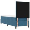 vidaXL Ł&oacute;żko z sprężyną LED Ciemnoniebieski 80 x 200 cm Aksamit
