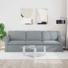 vidaXL Sofa Jasnoszary 245 x 82 x 80 cm tkanina