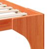 vidaXL Ramka łóżka Brązowy 90 x 200 cm Lite drewno sosnowe