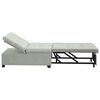 vidaXL Sofa Bed Jasnoszary 194 x 67 x 82 cm Aksamit