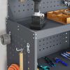 vidaXL Wózek narzędziowy z półką z kołem Antracyt 65 x 35 x 111 cm