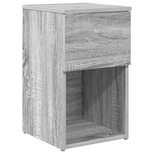 vidaXL Szafka pod ł&oacute;żko Szary Sonoma 29 x 31,5 x 49 cm