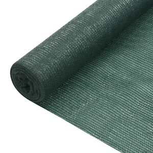 vidaXL Siatka cieniująca, zielona, 1x50 m, HDPE, 75 g/m&sup2;