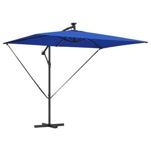 vidaXL Parasol plażowy 294 x 200 x 270 cm Poliester i aluminium