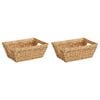 vidaXL Kosze do przechowywania 2 pcs Naturalny 38 x 28 x 15 cm