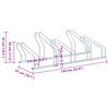 vidaXL Stojak na 5 rower&oacute;w, wolnostojący, stal galwanizowana