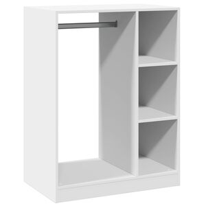 vidaXL Szafka garderobiana, biała, 77x48x102 cm
