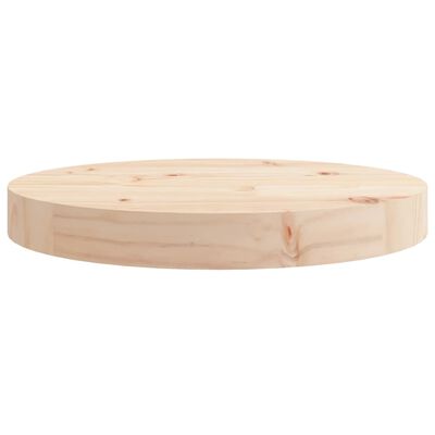 vidaXL Blat stołu, okrągły, Ø30x3 cm, lite drewno sosnowe