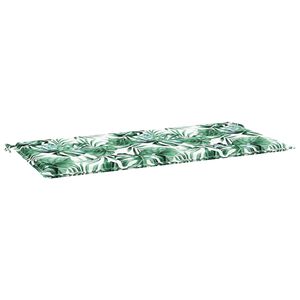 vidaXL Podkład na krzesło Materiał Oxford motyw liści 100 x 50 x 3 cm