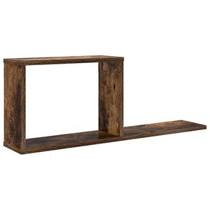 vidaXL P&oacute;łki wiszące Dąb wędzony 80 x 15 x 30 cm Drewno inżynieryjne
