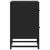 vidaXL Szafka nocna, czarna, 40x31x50 cm, materiał drewnopochodny