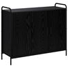 vidaXL Bufet Czarny dąb 97 x 33 x 81 cm Drewno inżynieryjne