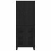 vidaXL Highboard 2 pcs Czarny Dąb 69,5 x 34 x 180 cm