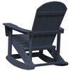 vidaXL Fotel bujany Adirondack Granatowy 73.5 x 92 x 90cm HDPE