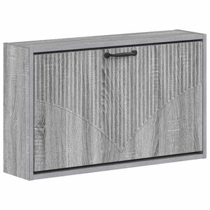 vidaXL Wisząca szafka na buty HOORN 71 x 17 x 43 cm Szary Sonoma