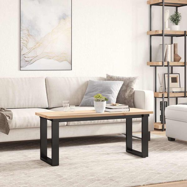 vidaXL Blat do stolika, 110x40x2,5 cm, prostokątny, drewno sosnowe