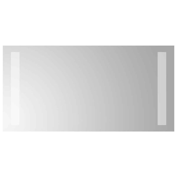 vidaXL Lustro łazienkowe z LED, 40x20 cm