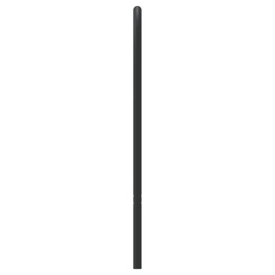 vidaXL Metalowe wezgłowie, czarne, 80 cm