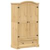 vidaXL Szafa Corona, 102x52x186 cm, lite drewno sosnowe
