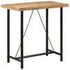 vidaXL Stolik barowy, 110x55x107 cm, lite drewno mango i żelazo
