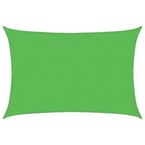 vidaXL Żagiel przeciwsłoneczny, 160 g/m&sup2;, jasnozielony, 2x2,5 m, HDPE