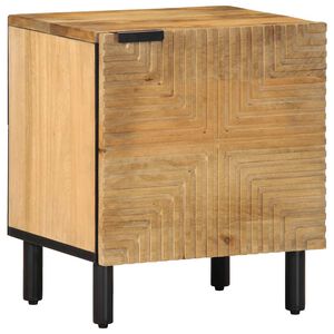vidaXL Szafka nocna Brązowa 40x33x46 cm Drewno lite Mango