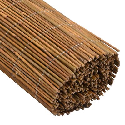 vidaXL Mata ogrodzeniowa z bambusa, 500x100 cm