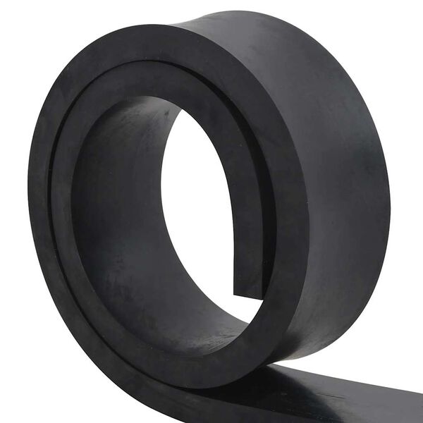 vidaXL Gumowa krawędź do pługa śnieżnego czarna 180x8x2 cm