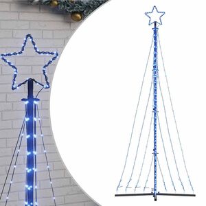 vidaXL Choinka LED 447 diod LED Niebieski 250 cm