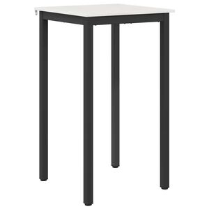 vidaXL St&oacute;ł barowy Biały 60 x 60 x 105 cm Lite drewno sosnowe