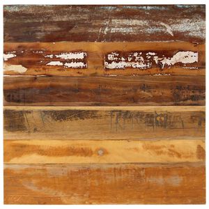 vidaXL Kwadratowy blat do stołu, 70x70 cm, 15-16 mm, drewno z odzysku