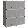 vidaXL Stojak na buty, czarny, 84,5x31x93,5 cm, PP