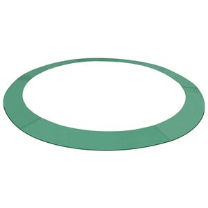 vidaXL Osłona sprężyn PE do okrągłych trampolin 10 ft/3,05 m, zielona