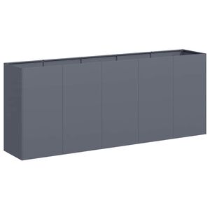 vidaXL Doniczka Antracyt 200x40x80 cm Stal walcowana na zimno