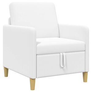 vidaXL Sofa z miejscem do przechowywania Biały 72 x 78 x 87 cm