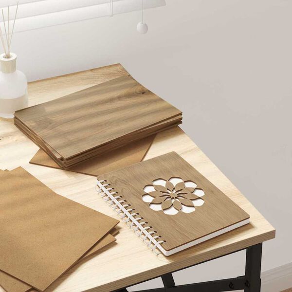 vidaXL Panele dekoracyjne 12 pcs Dąb rzemieślniczy 21 x 30 x 0,27 cm