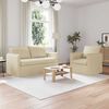 vidaXL Sofa 2 pcs Kremowy