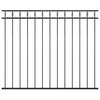 vidaXL Panel ogrodzeniowy ASSEN stalowy 1,7x1,5 m czarny