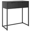 vidaXL Stolik konsolowy, antracytowy, 72x35x75 cm, stalowy
