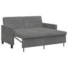 vidaXL Sofa Bed ciemnoszary tkanina