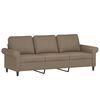 vidaXL 3-osobowa sofa z podn&oacute;żkiem, taupe, 180 cm, tkaniną