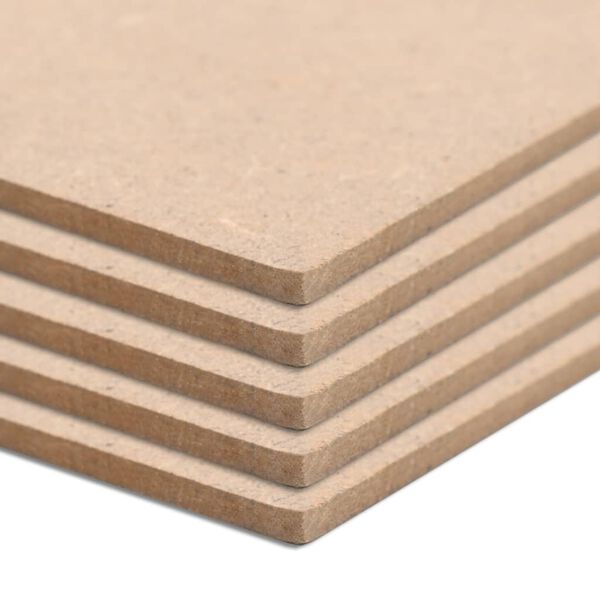 vidaXL Płyty MDF, 4 szt., kwadratowe, 60 x 60 cm x 12 mm
