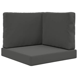 vidaXL Poduszka do sofy na zewnątrz 3 pcs Antracyt Poliester