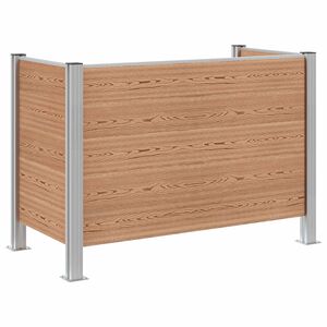 vidaXL Ogrodzenie na Kosz na Śmieci brązowy 161 x 85 x 115 cm