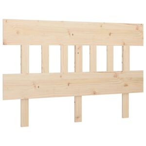 vidaXL Wezgłowie ł&oacute;żka, 163,5x3x81 cm, lite drewno sosnowe