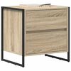 vidaXL Stolik nocny Sonoma 50 x 39.5 x 50 cm Materiał drewnopochodny