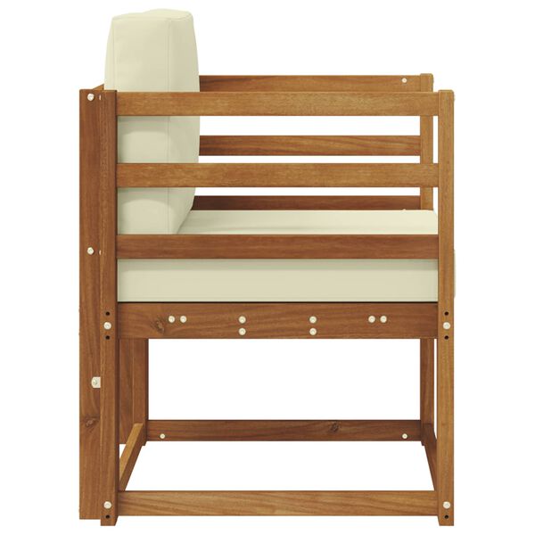 vidaXL Zestaw sof na zewnątrz Lite drewno akacjowe i poliester